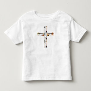 Camiseta Tampa do violão Presente da Cruz de Violão