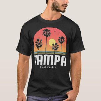 Camiseta Tampa Florida Beach Palm Sunset Gift Women Men Kid