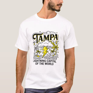 Camiseta Tampa Flórida Capital dos Relâmpagos do Mundo