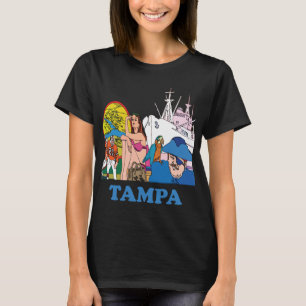Camiseta Tampa Flórida Tropical Azul Viagem
