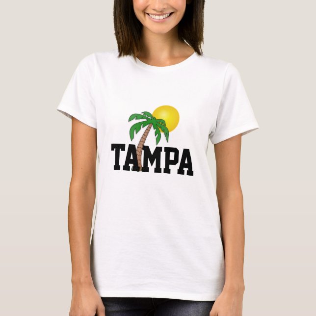 Camiseta Tampa, palmeira da Florida (Frente)