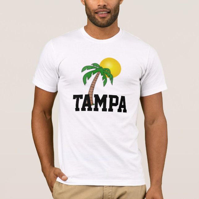 Camiseta Tampa, palmeira da Florida (Frente)