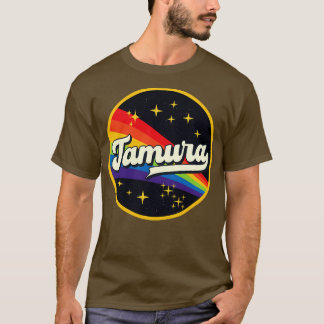 Camiseta Tamura Rainbow No Estilo De Vintagem Espacial