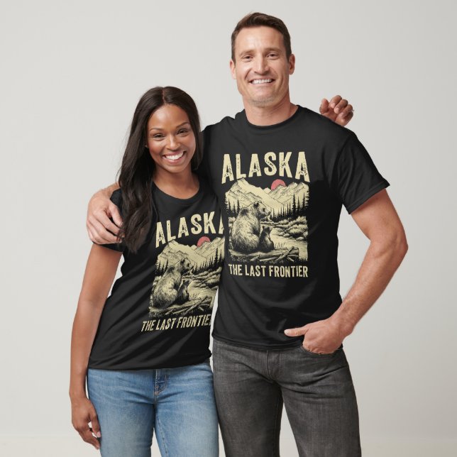 Camiseta Tan Alaska Grizzly Frontier Tee (Unissex)