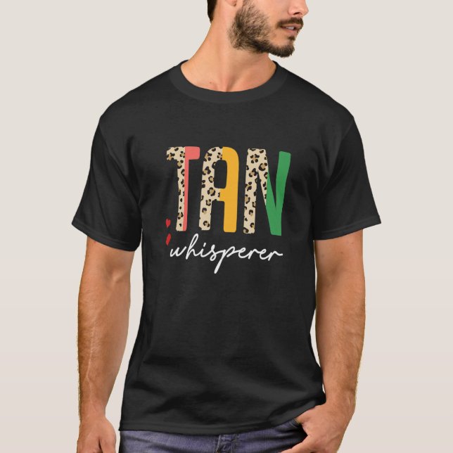 Camiseta Tan Whisperer Tan Slayer Spray Tanning Tech Half L (Frente)