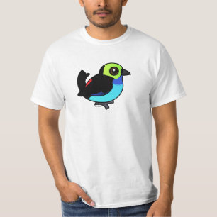 Camiseta Tanager do paraíso de Birdorable