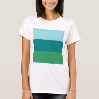 Tanager Turquesa, Azul Teal e Verde Kelly Horiz