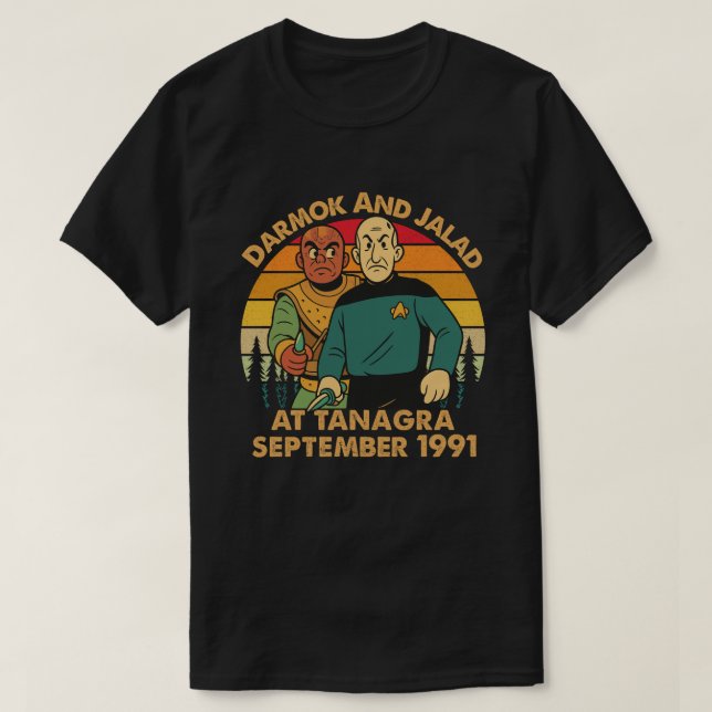 Camiseta Tanagra Dialogue - September's Epic Encounter (Frente do Design)