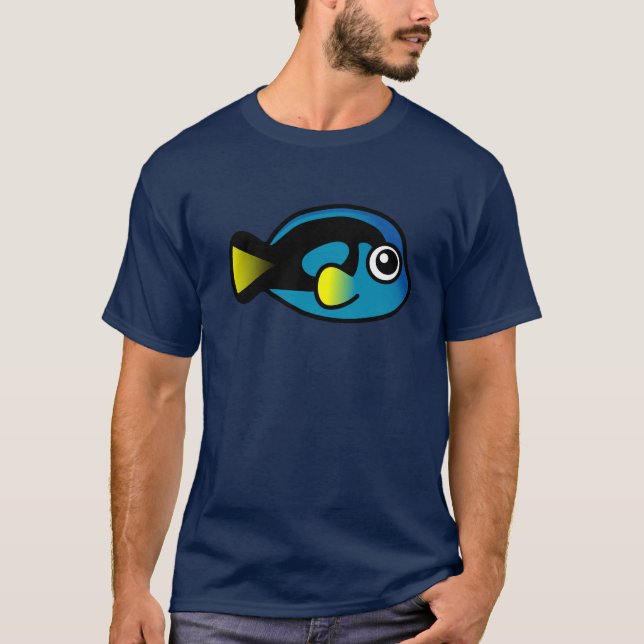 Camiseta Tang azul bonito (Frente)