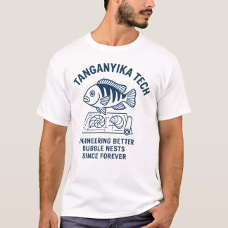 Camiseta Tanganyika Tech - Shell Dweller Blueprint Parody L