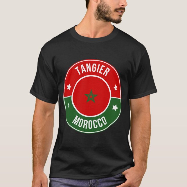 Camiseta Tânger, Cidade de Marrocos (Frente)