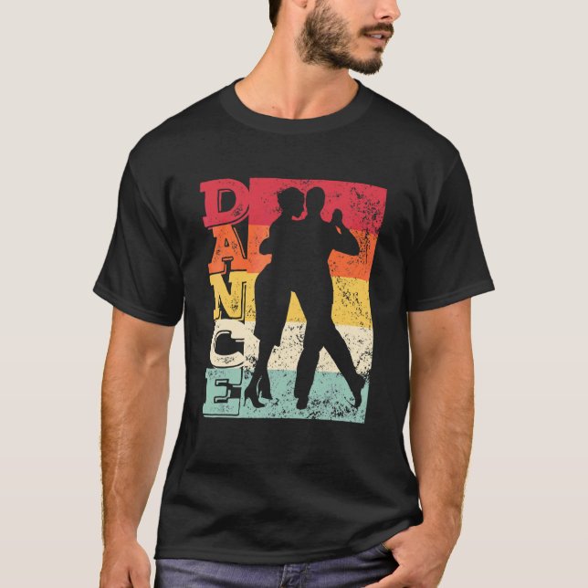 Camiseta Tango Argentino Dancing Heartbeat Milonga Vals Tan (Frente)