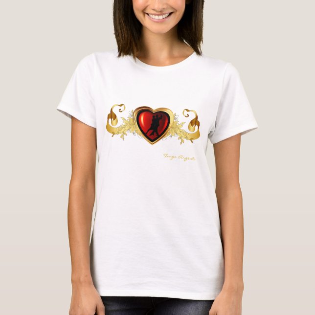 Camiseta Tango Christmas gold (Frente)