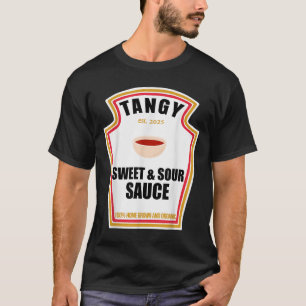 Camiseta Tangy Sweet E Sour Molce Comida De Lover Correspon