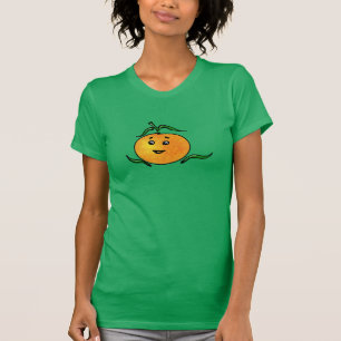 Camiseta Tanjerina bonito com cara de sorriso