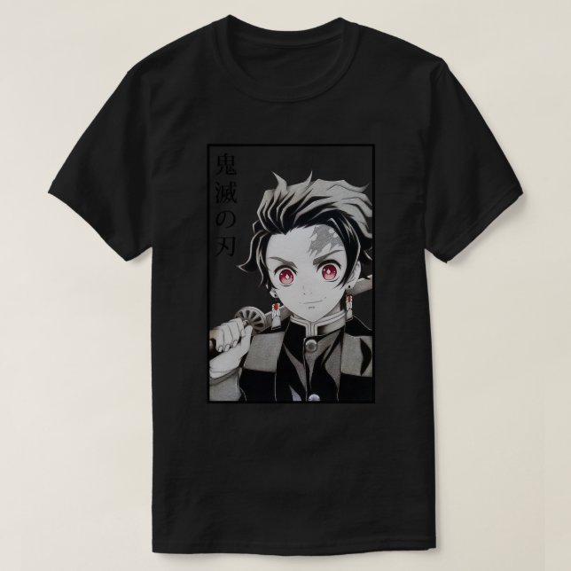 Camiseta Tanjiro Demon Slayer Kimetsu No Yaiba  Anime  (Frente do Design)