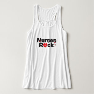 Camiseta Tank Nurses Rock