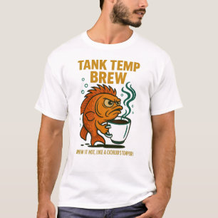 Camiseta Tank Temp Brew Café fria com raiva