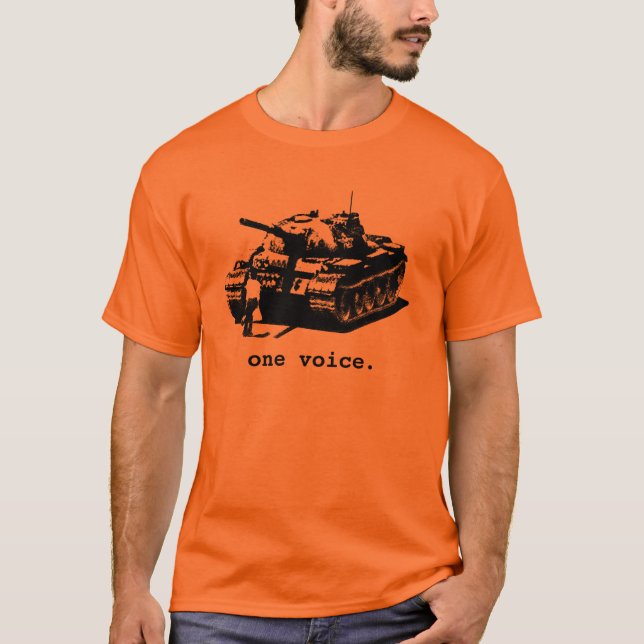 Camiseta Tankman - preto e branco (Frente)