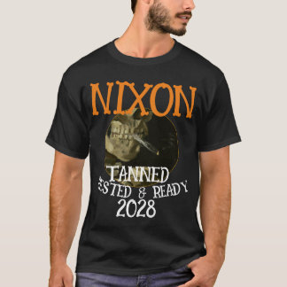 Camiseta Tanned Rested & Ready NIXON 2028 President