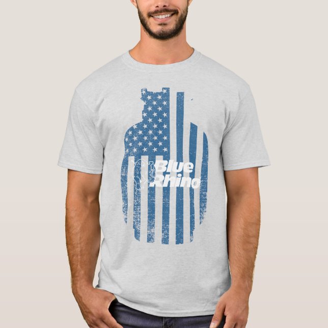 Camiseta Tanque "American Flag" Blue Rhino (Frente)