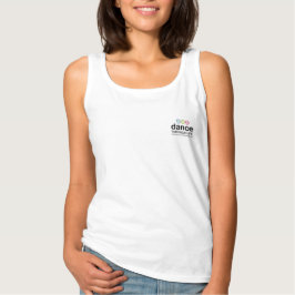 Camiseta Tanque da dança de torneira - pés do círculo de