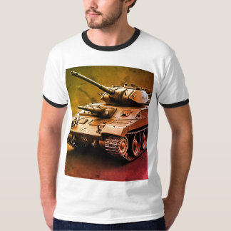 Camiseta Tanque de Combate Armado Moderno