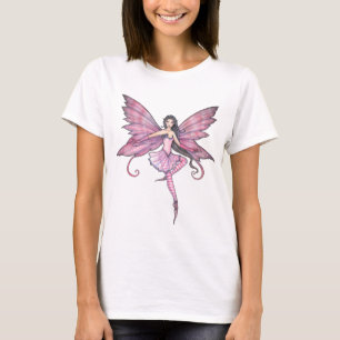 Camiseta Tanque de Dançarino Rosa Fada Cima