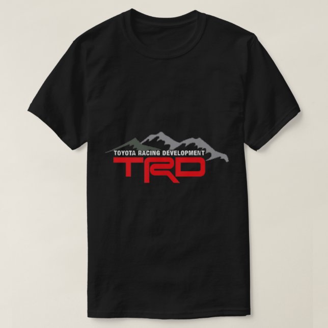 Camiseta Tanque de desenvolvimento de corridas TRD Top1075. (Frente do Design)