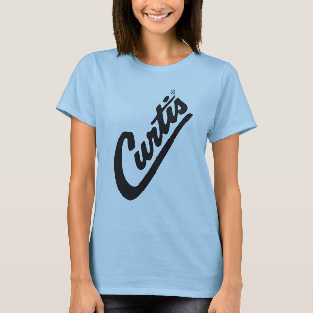 Camiseta Tanque de espaguete feminino do Curtis (Frente)