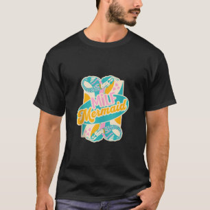 Camiseta Tanque de Natação do Oceano Vintage, Siren
