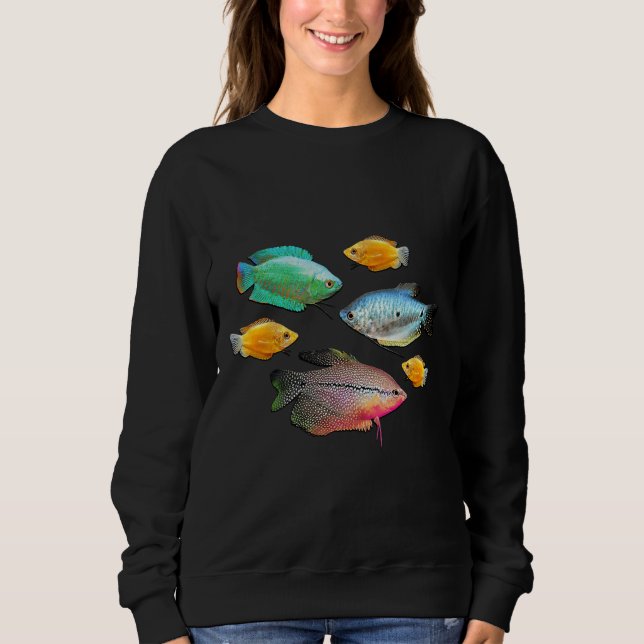 Camiseta Tanque de Peixes de Pérola Gourami (Frente)