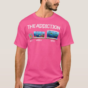 Camiseta Tanque De Peixes Engraçados Com Vício De Aquário -