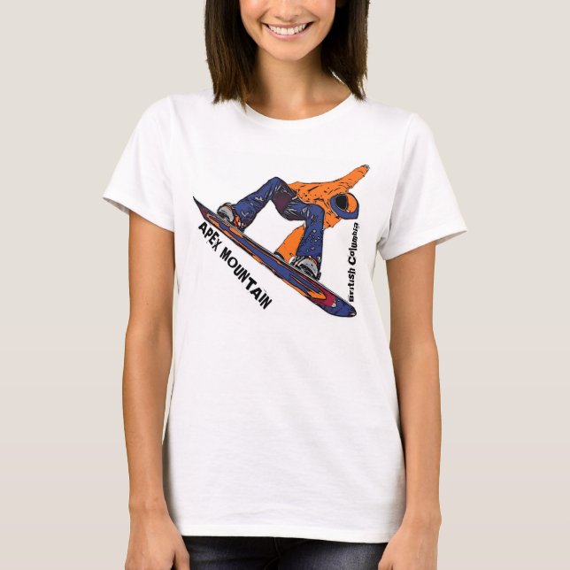 Camiseta Tanque de senhoras da Apex Mountain BC Canadá (Frente)