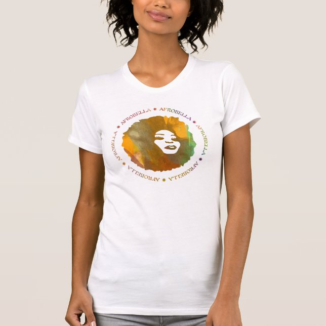 Camiseta Tanque do logotipo de Afrobella (Frente)