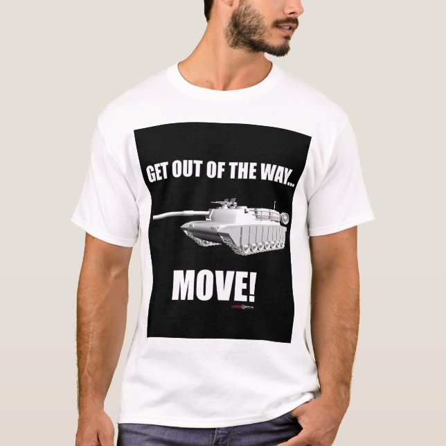 Camiseta tanque dos abrams do movimento II (Frente)