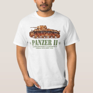 Camiseta Tanque Leve Alemão Panzer II A2 Segunda Guerra Mun