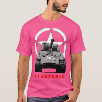 Camiseta Tanque M4 Sherman da Segunda Guerra Mundial