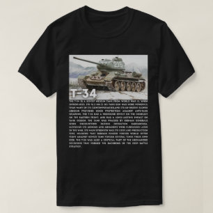 Camiseta Tanque Médio Soviético T-34