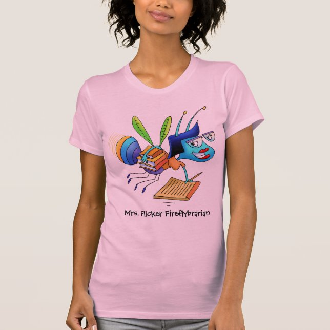 Camiseta Tanque-parte-Sra. Cintilação Fireflybrarian (Frente)