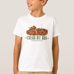 Camiseta Tanque Pesado Francês Char B1 bis Segunda Guerra M