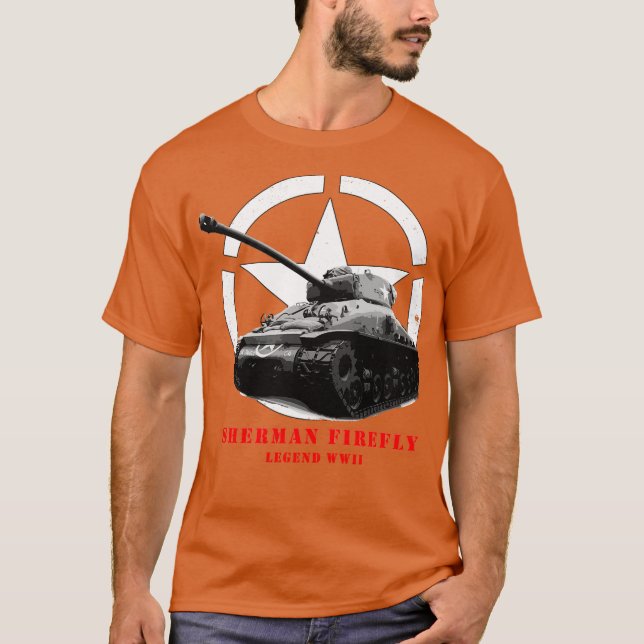 Camiseta Tanque WorldII M4 Sherman Firefly (Frente)