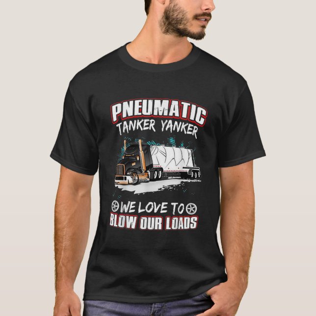 Camiseta Tanqueiro Pneumático Yanker Adora Explodir Carga C (Frente)