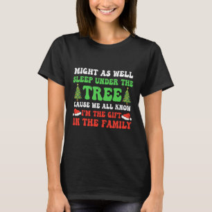 Camiseta Tanto Faz Dormir Debaixo Da Árvore Natal Crianças 