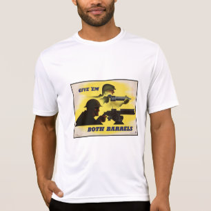Camiseta Tanto os barris como os militares e a indústria, o