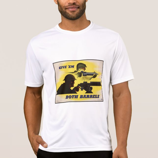 Camiseta Tanto os barris como os militares e a indústria, o (Frente)