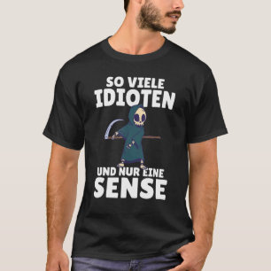 Camiseta Tantos idiotas e apenas uma cicatriz do humor negr