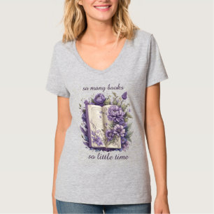 Camiseta Tantos livros