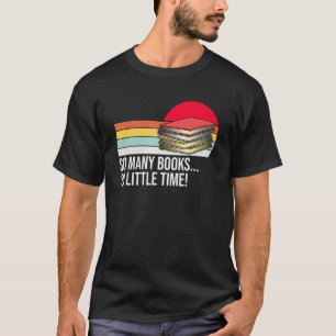 Camiseta Tantos Livros Que Pouco Tempo Adora Ler Livros Red