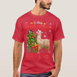 Camiseta Tantos Ornamentos Engraçados Papais noeis De Árvor